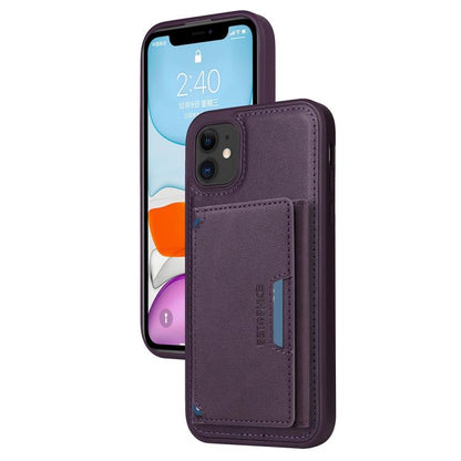For iPhone 11 BETOPNICE Horizontal Flip Detachable MagSafe Wallet Phone Case(Purple) - iPhone 11 Cases by BETOPNICE | Online Shopping UK | buy2fix
