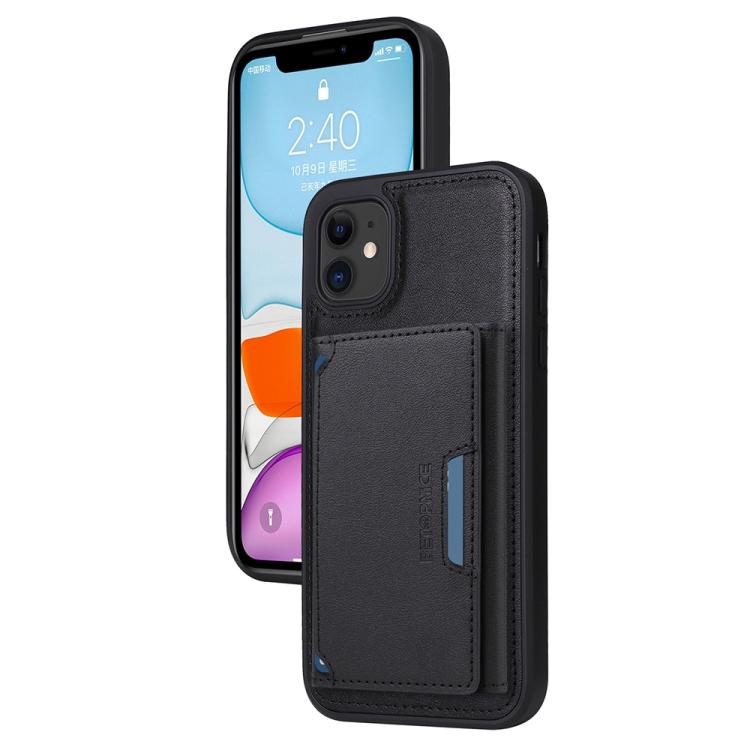 For iPhone 11 BETOPNICE Horizontal Flip Detachable MagSafe Wallet Phone Case(Black) - iPhone 11 Cases by BETOPNICE | Online Shopping UK | buy2fix