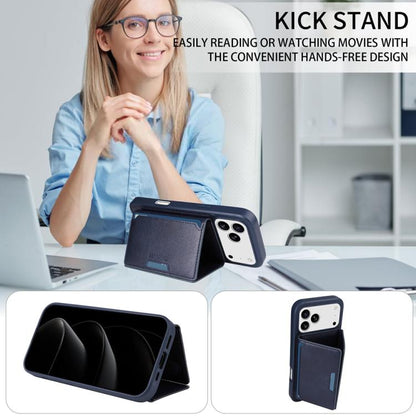 For iPhone 17 Pro Max BETOPNICE Horizontal Flip Detachable MagSafe Wallet Phone Case(Blue) - iPhone 17 Pro Max Cases by BETOPNICE | Online Shopping UK | buy2fix