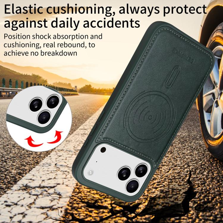 For iPhone 17 Pro Max BETOPNICE Horizontal Flip Detachable MagSafe Wallet Phone Case(Green) - iPhone 17 Pro Max Cases by BETOPNICE | Online Shopping UK | buy2fix