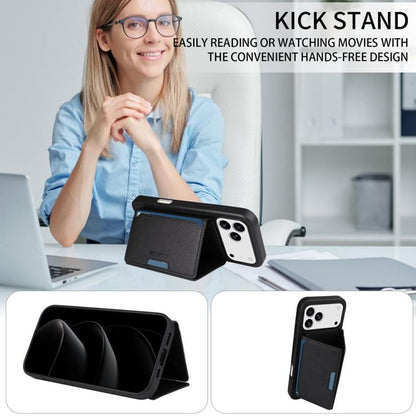 For iPhone 17 Pro Max BETOPNICE Horizontal Flip Detachable MagSafe Wallet Phone Case(Black) - iPhone 17 Pro Max Cases by BETOPNICE | Online Shopping UK | buy2fix