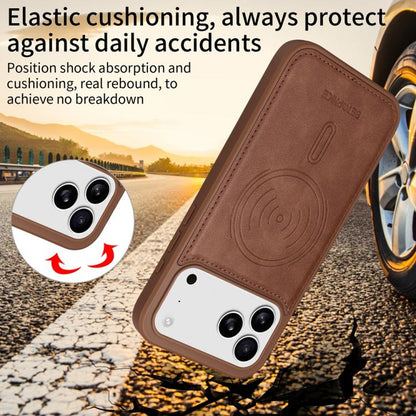 For iPhone 17 Pro Max BETOPNICE Horizontal Flip Detachable MagSafe Wallet Phone Case(Brown) - iPhone 17 Pro Max Cases by BETOPNICE | Online Shopping UK | buy2fix
