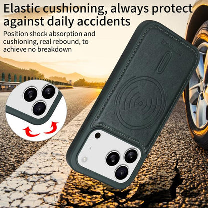 For iPhone 17 Pro BETOPNICE Horizontal Flip Detachable MagSafe Wallet Phone Case(Green) - iPhone 17 Pro Cases by BETOPNICE | Online Shopping UK | buy2fix