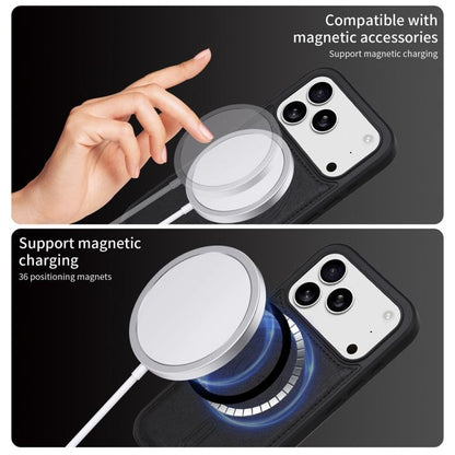 For iPhone 17 Pro BETOPNICE Horizontal Flip Detachable MagSafe Wallet Phone Case(Black) - iPhone 17 Pro Cases by BETOPNICE | Online Shopping UK | buy2fix