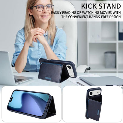 For iPhone Air BETOPNICE Horizontal Flip Detachable MagSafe Wallet Phone Case(Blue) - iPhone Air Cases by BETOPNICE | Online Shopping UK | buy2fix