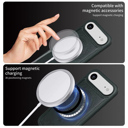 For iPhone Air BETOPNICE Horizontal Flip Detachable MagSafe Wallet Phone Case(Green) - iPhone Air Cases by BETOPNICE | Online Shopping UK | buy2fix