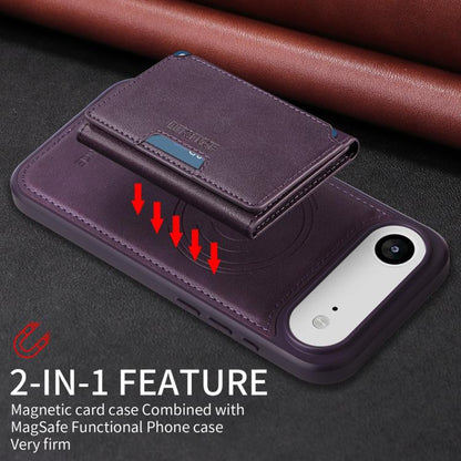 For iPhone Air BETOPNICE Horizontal Flip Detachable MagSafe Wallet Phone Case(Purple) - iPhone Air Cases by BETOPNICE | Online Shopping UK | buy2fix
