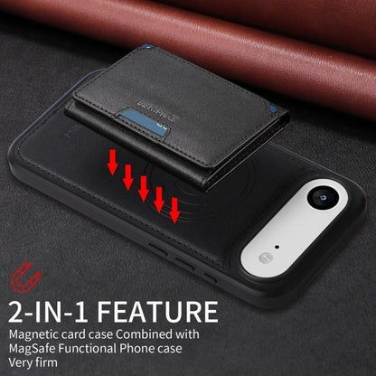 For iPhone Air BETOPNICE Horizontal Flip Detachable MagSafe Wallet Phone Case(Black) - iPhone Air Cases by BETOPNICE | Online Shopping UK | buy2fix