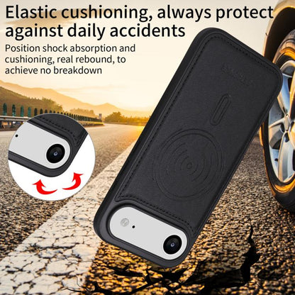 For iPhone Air BETOPNICE Horizontal Flip Detachable MagSafe Wallet Phone Case(Black) - iPhone Air Cases by BETOPNICE | Online Shopping UK | buy2fix