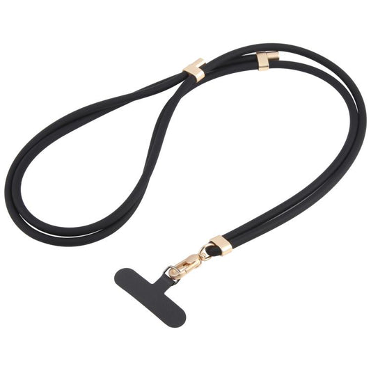Adjustable Liquid Silicone Phone Anti-lost Long Lanyard(Black) - Lanyards & Wrist Straps by buy2fix | Online Shopping UK | buy2fix