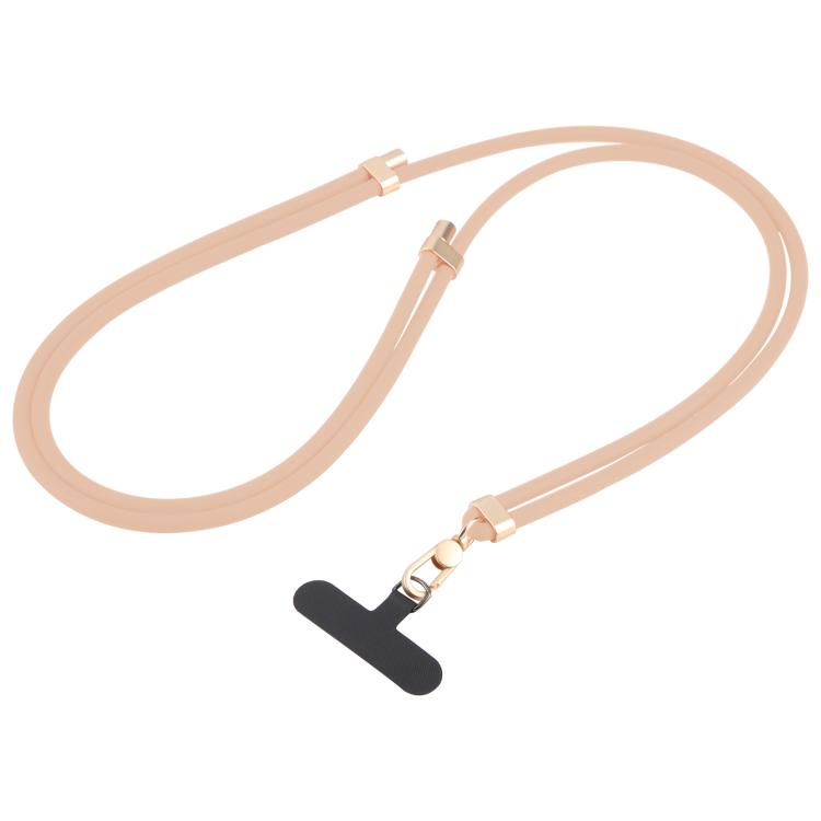 Adjustable Liquid Silicone Phone Anti-lost Long Lanyard(Gold) - Lanyards & Wrist Straps by buy2fix | Online Shopping UK | buy2fix