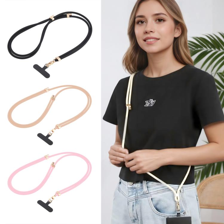 Adjustable Liquid Silicone Phone Anti-lost Long Lanyard(Black) - Lanyards & Wrist Straps by buy2fix | Online Shopping UK | buy2fix