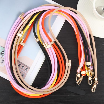 Adjustable Liquid Silicone Phone Anti-lost Long Lanyard(Black) - Lanyards & Wrist Straps by buy2fix | Online Shopping UK | buy2fix