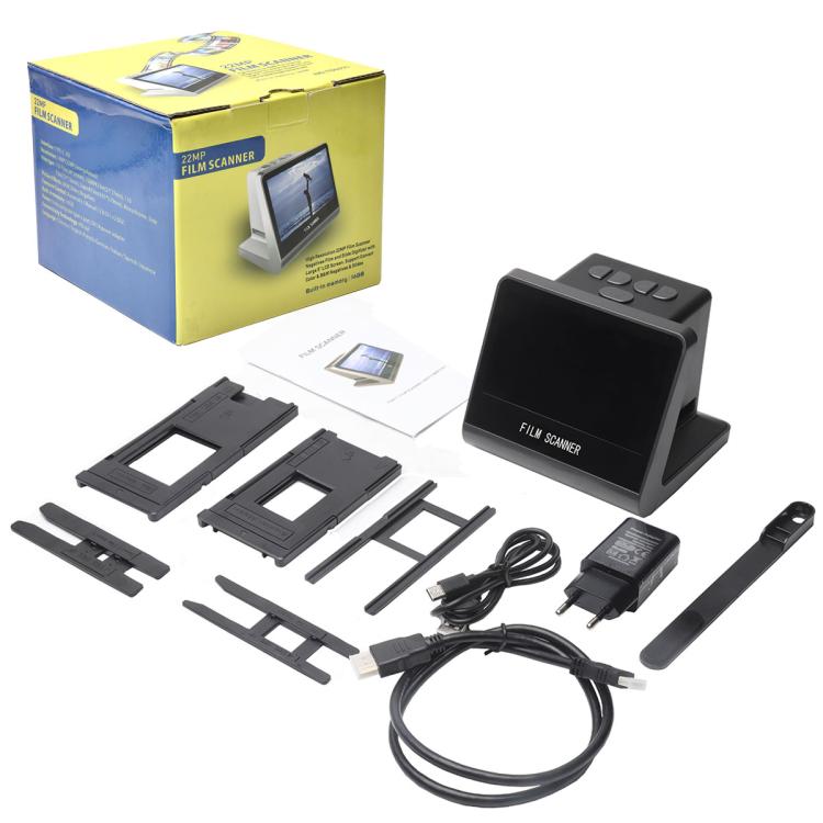 Tonivent TON170 14 Mega Pixels 5 inch HD Screen Film Scanner, Plug:UK Plug(Black) - Portable Scanner by buy2fix | Online Shopping UK | buy2fix