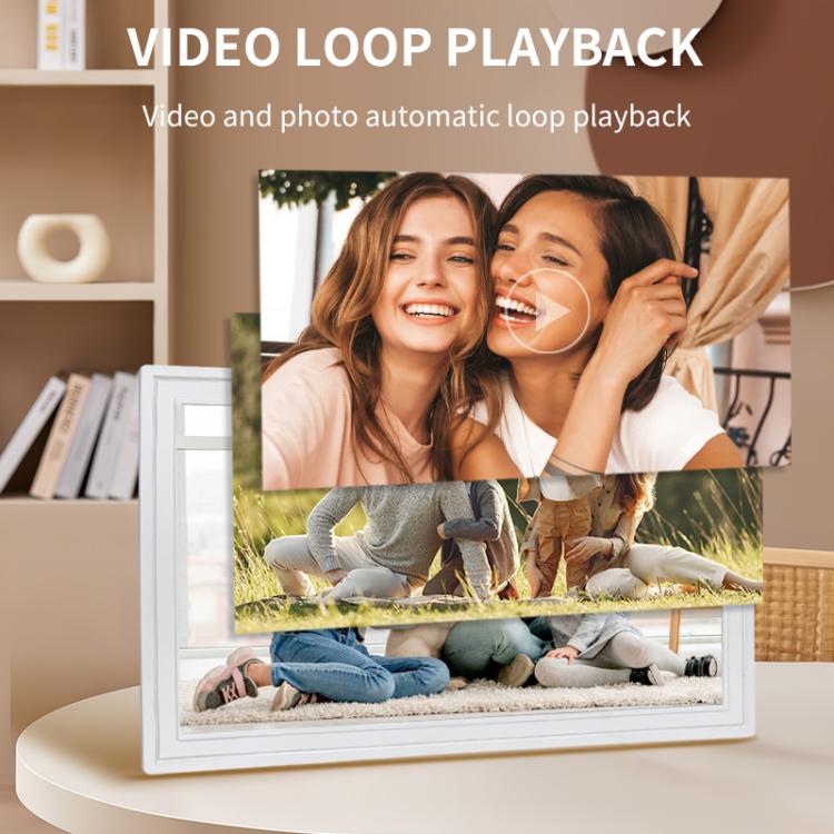 21.5 inch LCD Display Cloud Photo Frame 1G+32GB 3326C Quad-Core CPU Android 7.0, Plug:AU Plug(Black) - 15 inch Above by buy2fix | Online Shopping UK | buy2fix