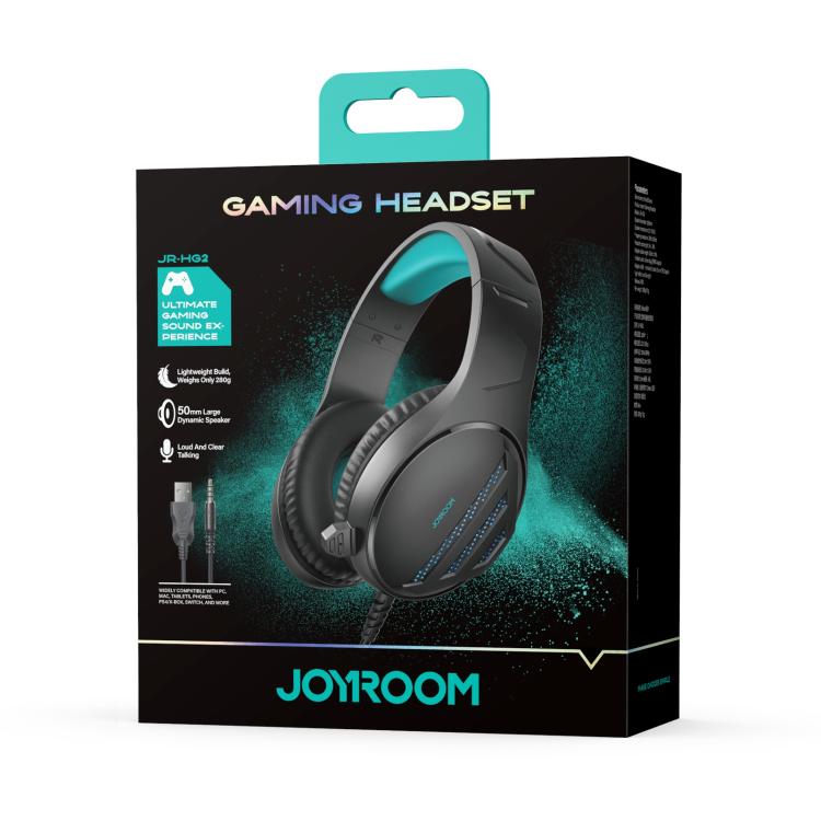 JOYROOM JHead JR-HG2 Gaming Headset(Black) - Multimedia Headset by JOYROOM | Online Shopping UK | buy2fix