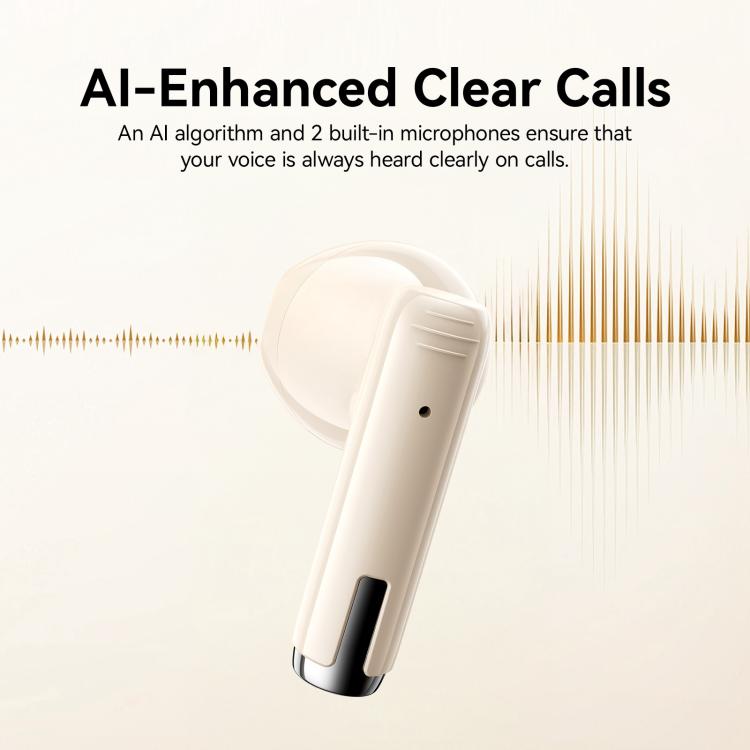 JOYROOM Jpods JR-PB3 True Wireless Earphones(Beige) - Bluetooth Earphone by JOYROOM | Online Shopping UK | buy2fix