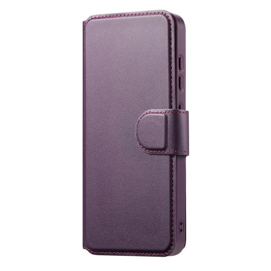 For Samsung Galaxy S25+ / S24+ 5G CaseNeo Finger Grip Strap MagSafe Leather Phone Case(Purple) - Galaxy S25+ 5G Cases by CaseNeo | Online Shopping UK | buy2fix