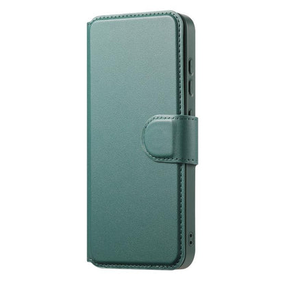 For Samsung Galaxy S25 Edge 5G CaseNeo Finger Grip Strap MagSafe Leather Phone Case(Green) - Galaxy S25 Edge 5G Cases by CaseNeo | Online Shopping UK | buy2fix