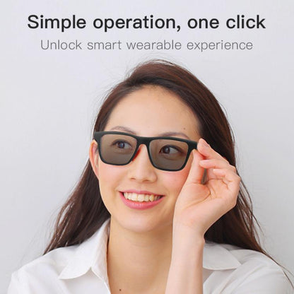 E10 Smart Audio Bluetooth Glasses, Style: Button Style(Transparent) - Smart Glasses by buy2fix | Online Shopping UK | buy2fix