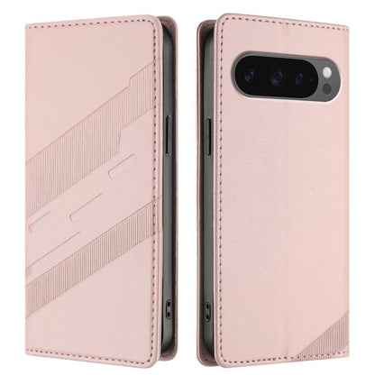 For Google Pixel 10 / 10 Pro Embossed Multi-functional Wallet Retro Leather Phone Case(Pink) - Google Cases by buy2fix | Online Shopping UK | buy2fix