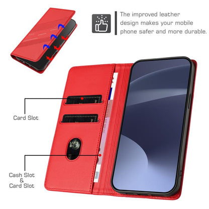 For Google Pixel 10 Pro XL Embossed Multi-functional Wallet Retro Leather Phone Case(Red) - Google Cases by buy2fix | Online Shopping UK | buy2fix