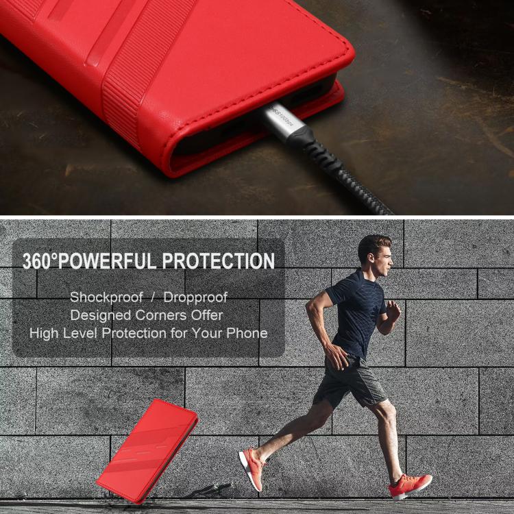 For Google Pixel 10 Pro XL Embossed Multi-functional Wallet Retro Leather Phone Case(Red) - Google Cases by buy2fix | Online Shopping UK | buy2fix