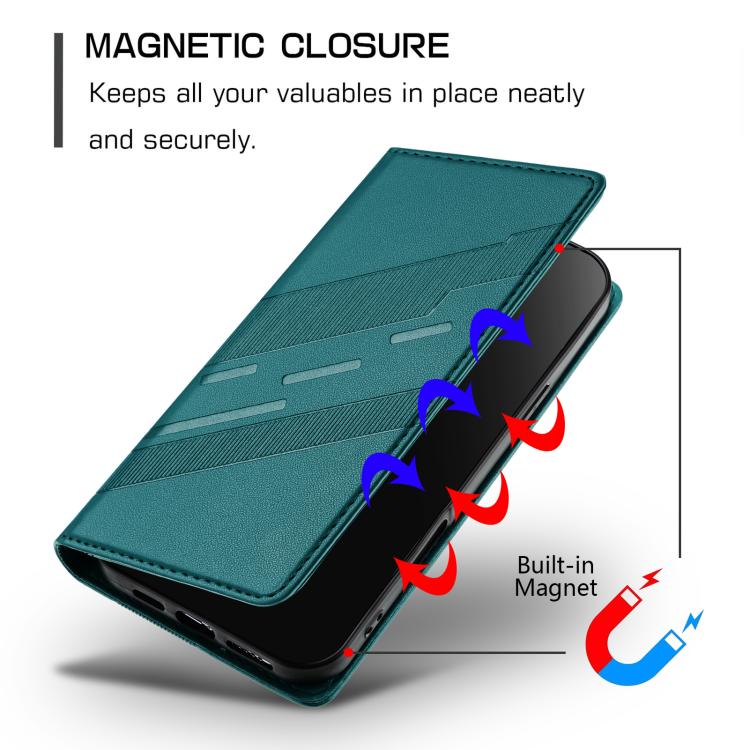 For Google Pixel 10 Pro XL Embossed Multi-functional Wallet Retro Leather Phone Case(Dark Green) - Google Cases by buy2fix | Online Shopping UK | buy2fix