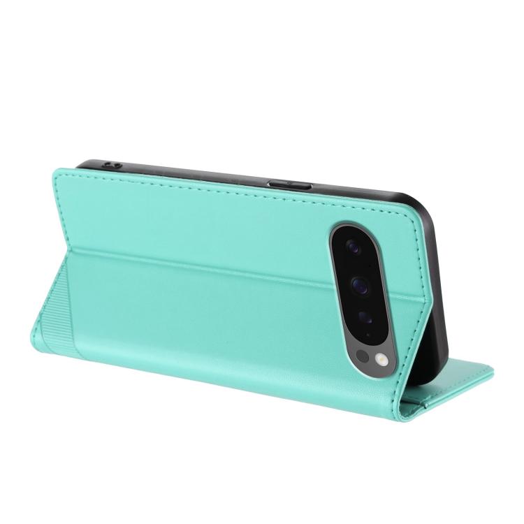 For Google Pixel 10 Pro XL Embossed Multi-functional Wallet Retro Leather Phone Case(Mint Green) - Google Cases by buy2fix | Online Shopping UK | buy2fix