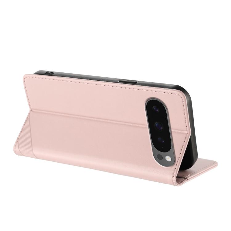For Google Pixel 10 Pro XL Embossed Multi-functional Wallet Retro Leather Phone Case(Pink) - Google Cases by buy2fix | Online Shopping UK | buy2fix