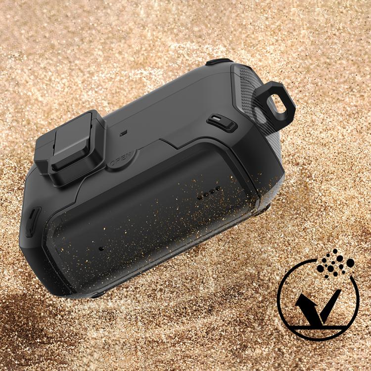 For AirPods Pro 2 Wireless Bluetooth Earphones MagSafe Holder Protective Case(Silver) - For AirPods Pro 2 by buy2fix | Online Shopping UK | buy2fix