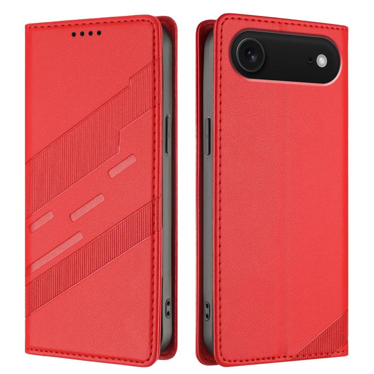 For iPhone Air Embossed Multi-functional Wallet Retro Leather Phone Case(Red) - iPhone Air Cases by buy2fix | Online Shopping UK | buy2fix