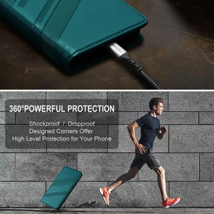 For iPhone Air Embossed Multi-functional Wallet Retro Leather Phone Case(Dark Green) - iPhone Air Cases by buy2fix | Online Shopping UK | buy2fix