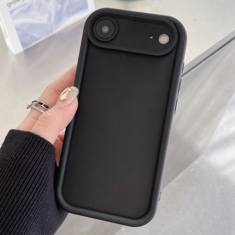 For iPhone Air Shockproof Frame Frosted Precise Hole TPU Phone Case(Black) - iPhone Air Cases by buy2fix | Online Shopping UK | buy2fix