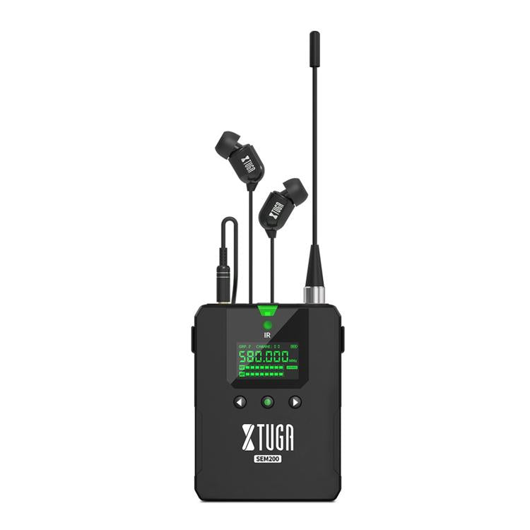 XTUGA SEM200 Wireless Stereo Stage Performance Professional In-ear Monitor System One BodyPack - Microphone by XTUGA | Online Shopping UK | buy2fix
