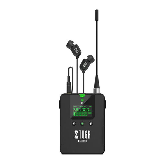 XTUGA SEM200 Wireless Stereo Stage Performance Professional In-ear Monitor System One BodyPack - Microphone by XTUGA | Online Shopping UK | buy2fix