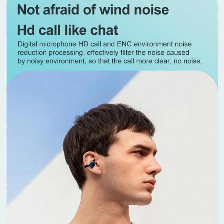 F11 Ear-hook Bone Conduction Wireless Bluetooth Earphone(Black) - Bluetooth Earphone by buy2fix | Online Shopping UK | buy2fix