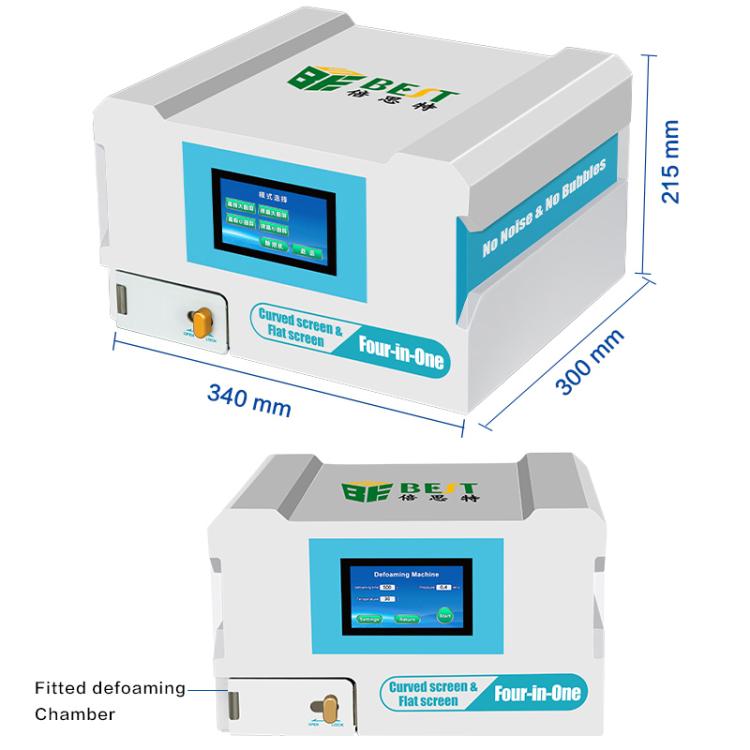 BEST B-528 4 in 1 7 inch Intelligent Laminating and Defoaming Machine Built-in Vacuum Pump, Plug:UK Plug - Laminator Machine by BEST | Online Shopping UK | buy2fix
