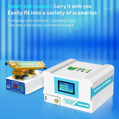 BEST B-528 4 in 1 7 inch Intelligent Laminating and Defoaming Machine Built-in Vacuum Pump, Plug:UK Plug - Laminator Machine by BEST | Online Shopping UK | buy2fix