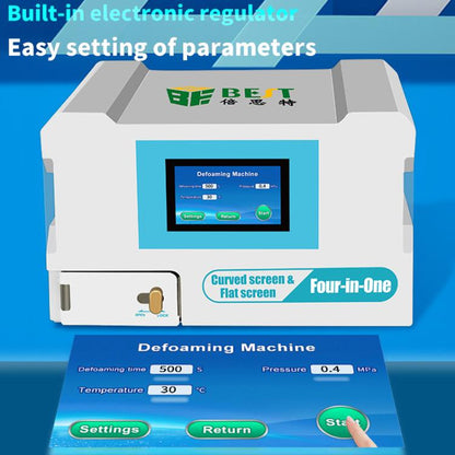 BEST B-528 4 in 1 7 inch Intelligent Laminating and Defoaming Machine Built-in Vacuum Pump, Plug:EU Plug - Laminator Machine by BEST | Online Shopping UK | buy2fix