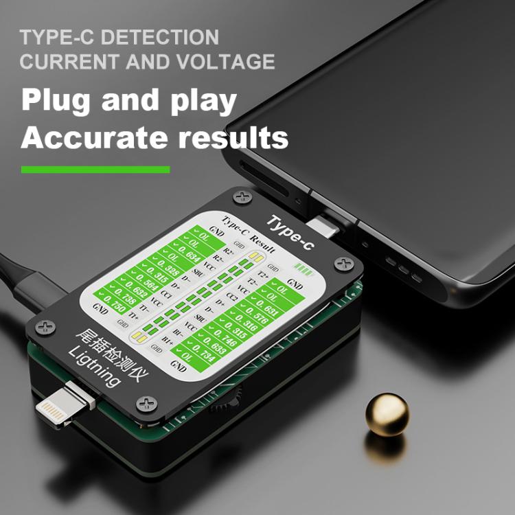 BEST VB-U4 Type-C / Lighting Interface Automatic Tail Plug Detector - Test Tools by BEST | Online Shopping UK | buy2fix