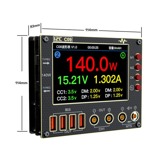 i2C C09 Charge Detection / Voltage Measurement Digital Waveform Ammeter, Model:Host - Test Tools by i2C | Online Shopping UK | buy2fix