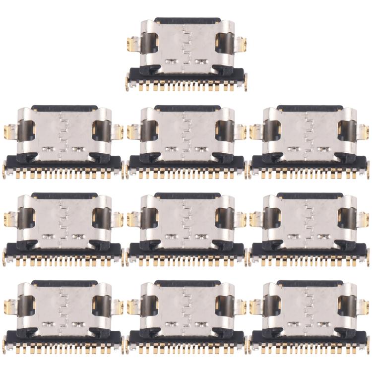 For vivo S19 Pro V2362A 10pcs Original Charging Port Connector - Single Tail Connector by buy2fix | Online Shopping UK | buy2fix