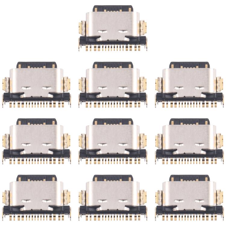 For vivo iQOO Z7X 10pcs Original Charging Port Connector - Single Tail Connector by buy2fix | Online Shopping UK | buy2fix