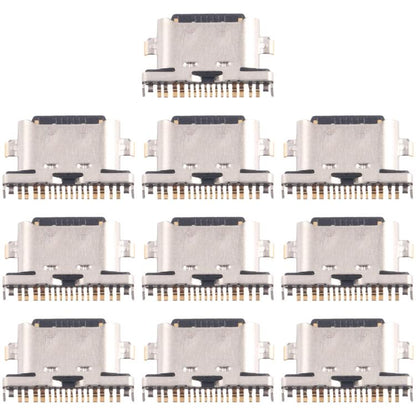 For vivo Y100 10pcs Original Charging Port Connector - Single Tail Connector by buy2fix | Online Shopping UK | buy2fix