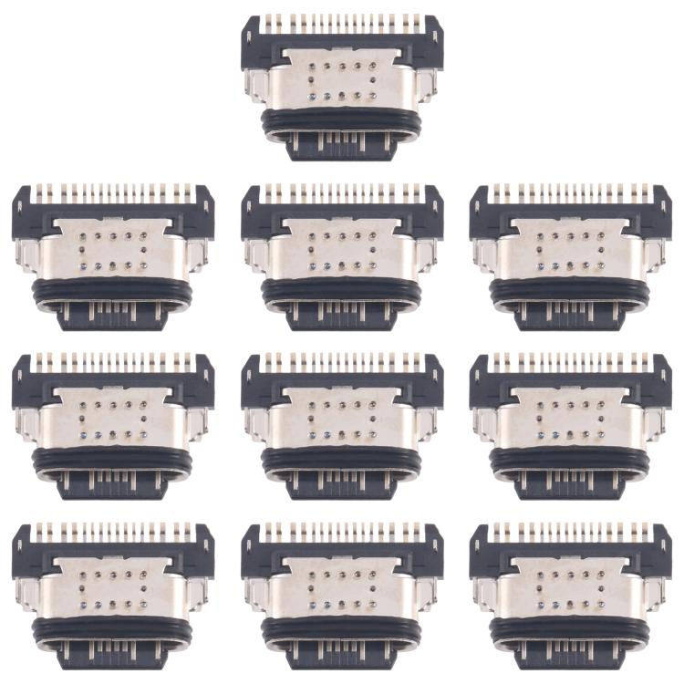 For vivo X70 10pcs Original Charging Port Connector - Single Tail Connector by buy2fix | Online Shopping UK | buy2fix