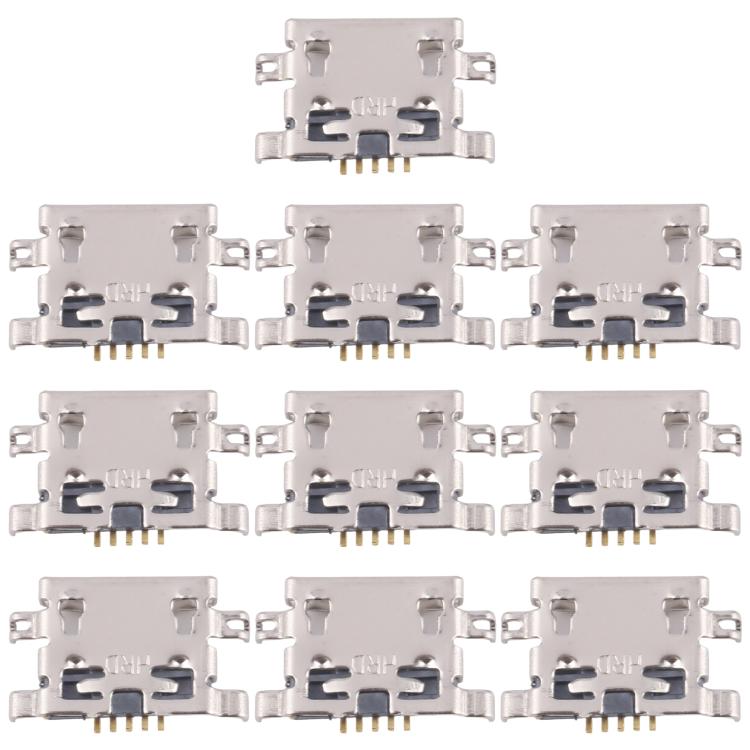 For Motorola Moto G6 Play 10pcs Original Charging Port Connector - Others by buy2fix | Online Shopping UK | buy2fix