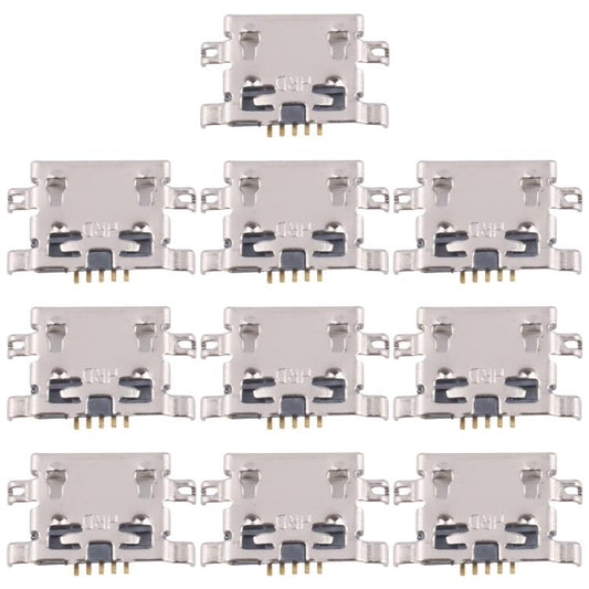 For Motorola Moto G6 Play 10pcs Original Charging Port Connector - Others by buy2fix | Online Shopping UK | buy2fix
