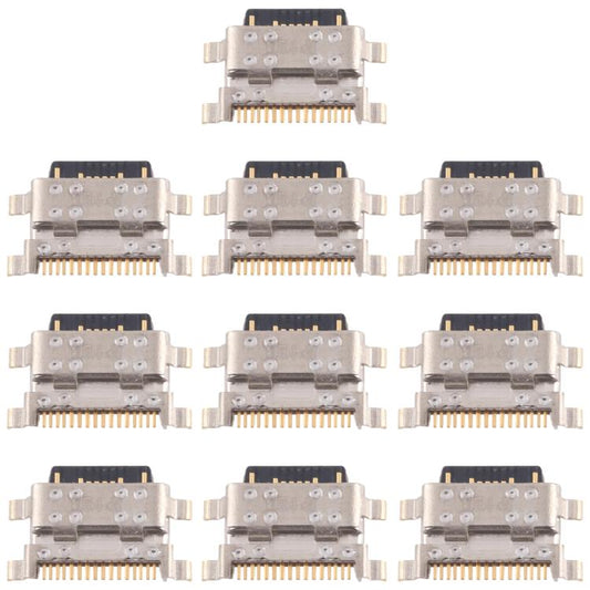 For Motorola Moto G71s 10pcs Original Charging Port Connector - Others by buy2fix | Online Shopping UK | buy2fix