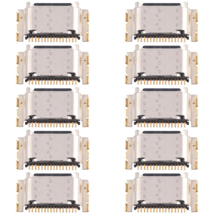 For Motorola Moto G53 5G 10pcs Original Charging Port Connector - Others by buy2fix | Online Shopping UK | buy2fix